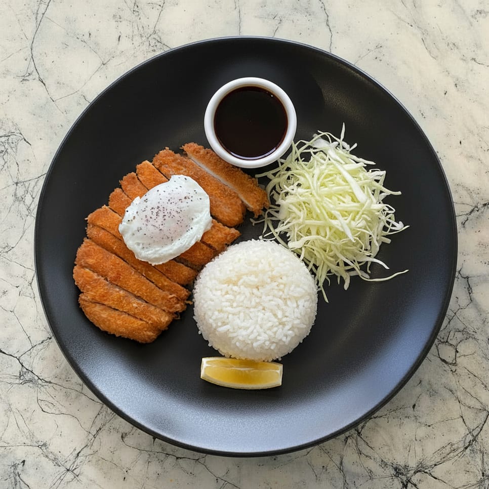Torikatsu (Chicken Katsu) Dinner.
