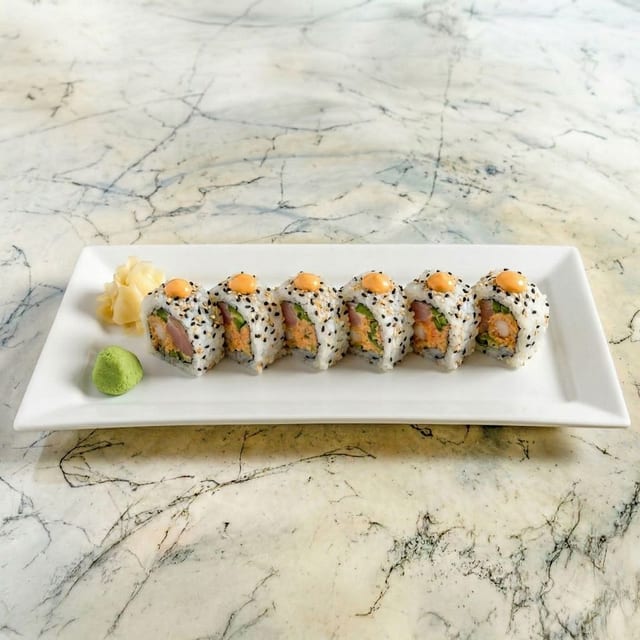Spicy Yellowtail Jalapeno Scallion Roll.