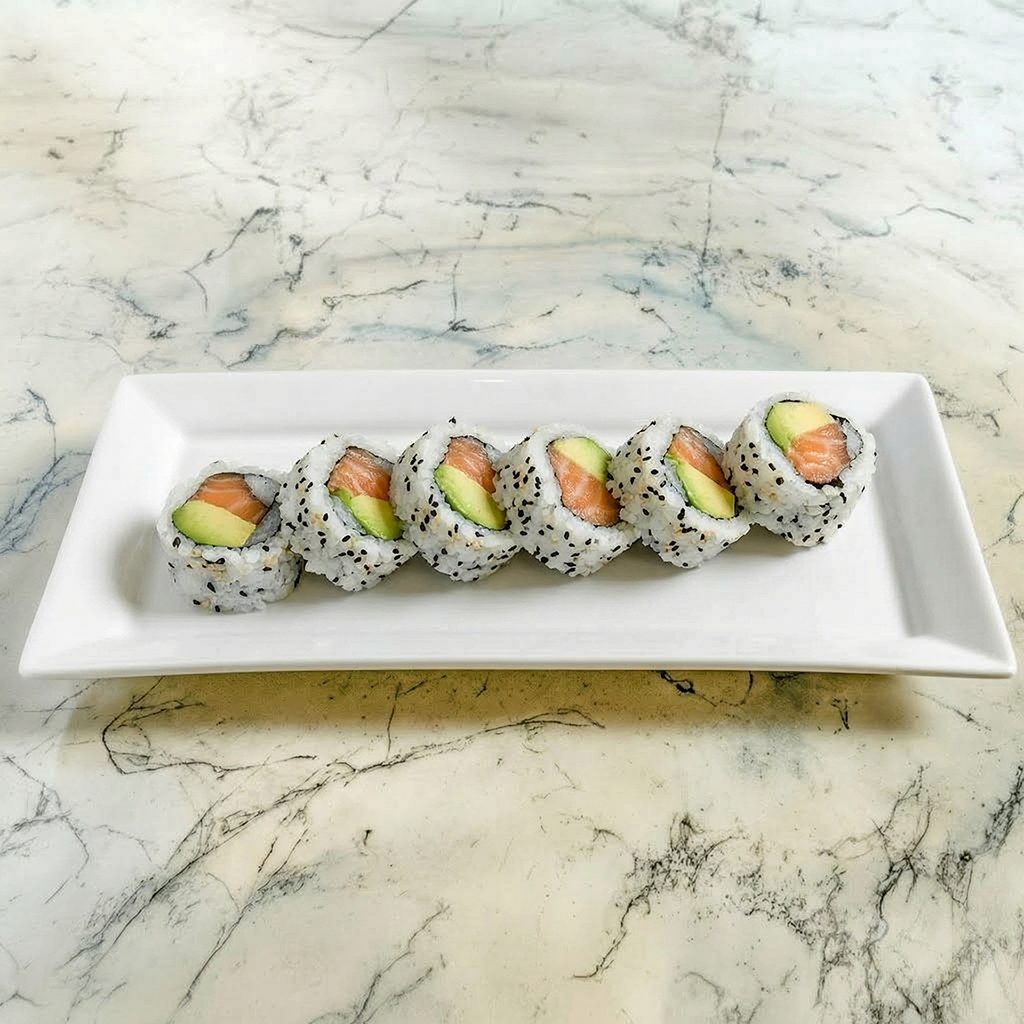 Salmon Avocado Roll.