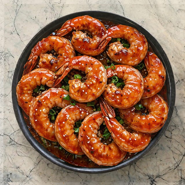Shrimp Teriyaki Dinner.