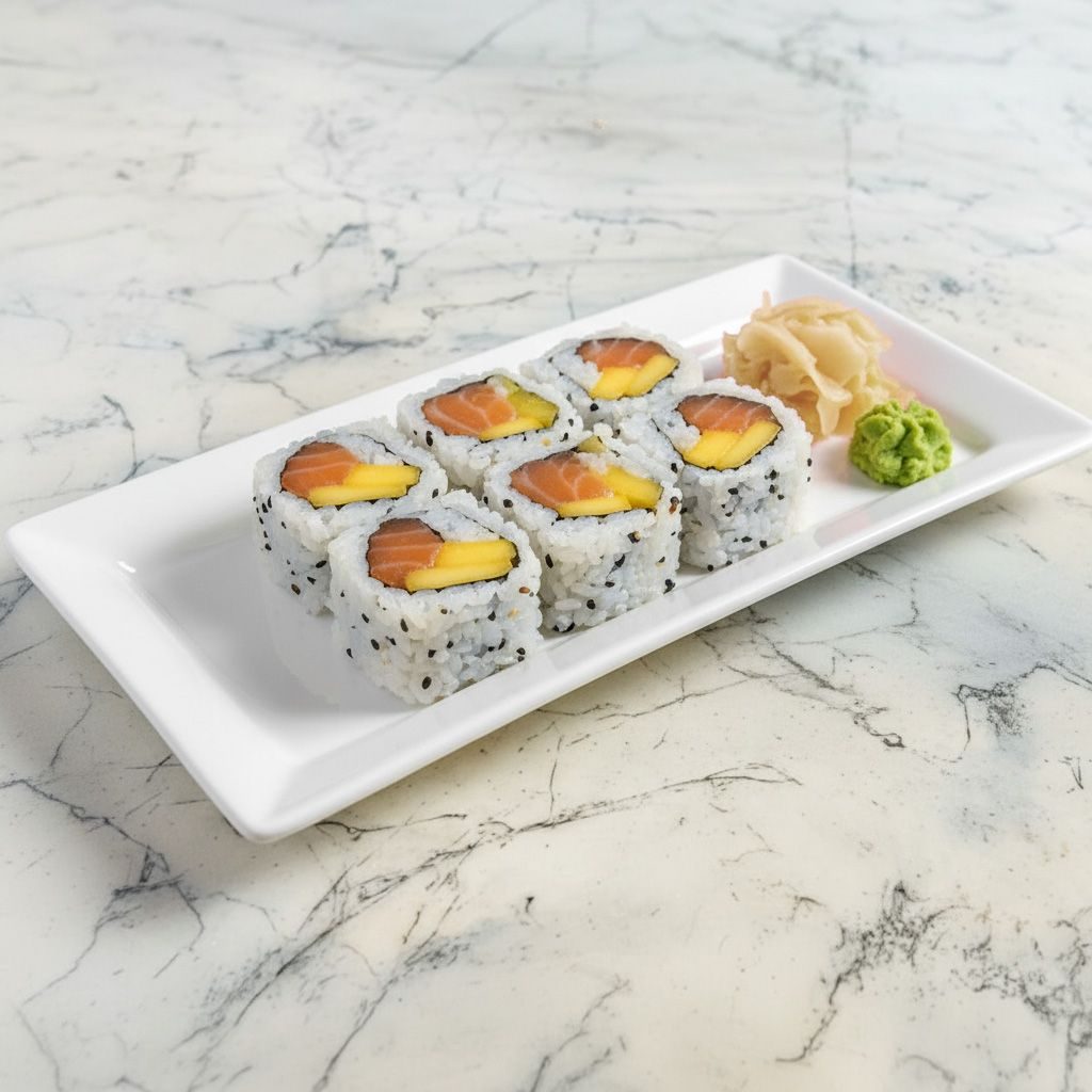 Salmon Mango Roll.