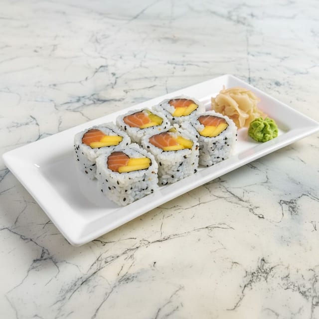 Salmon Mango Roll.