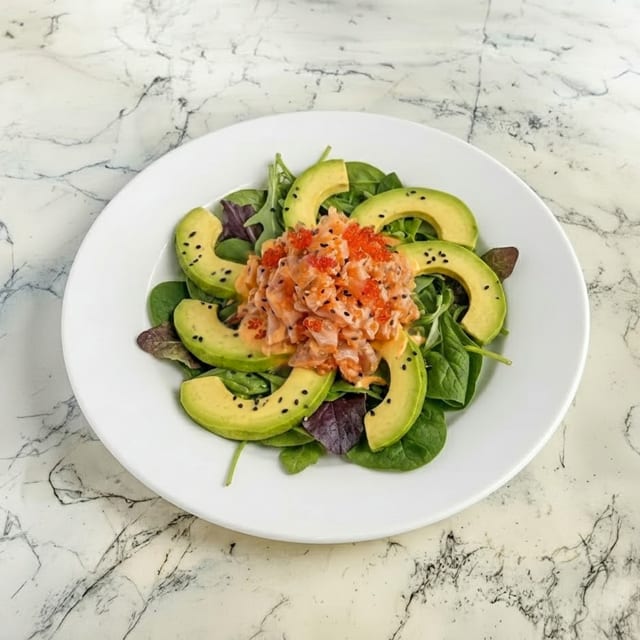 Spicy Tuna Avocado Salad.