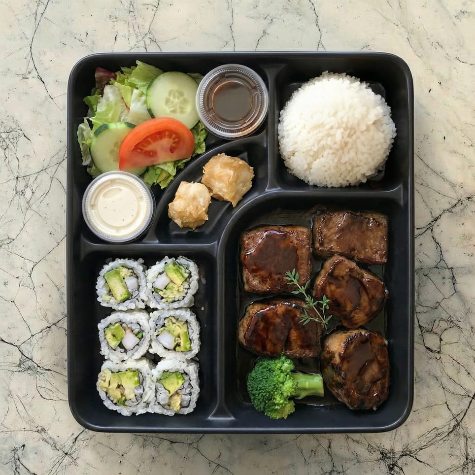 Beef Negimaki Lunch bento.