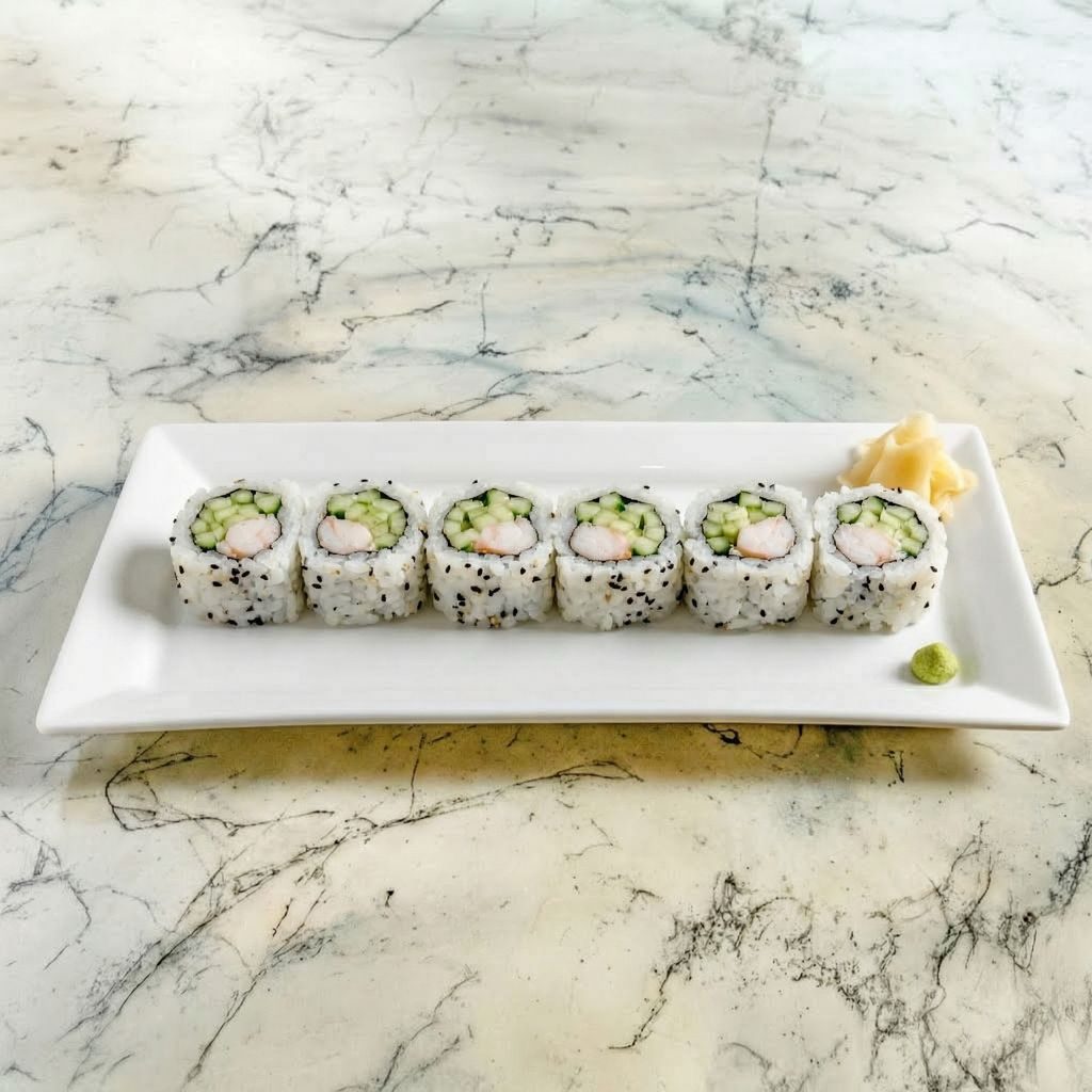 Shrimp Cucumber Roll.