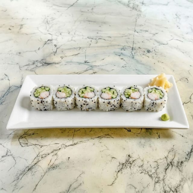 Shrimp Cucumber Roll.
