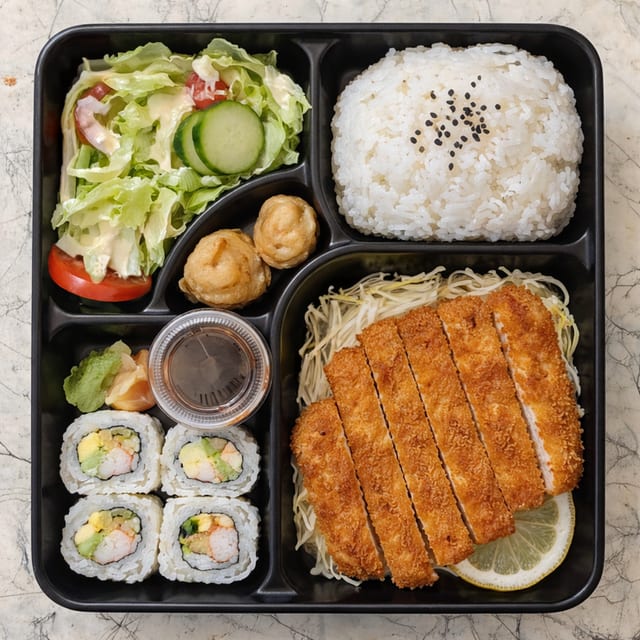 Tonkatsu Lunch Bento.