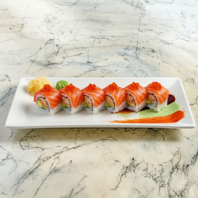 Smoked Salmon roll.