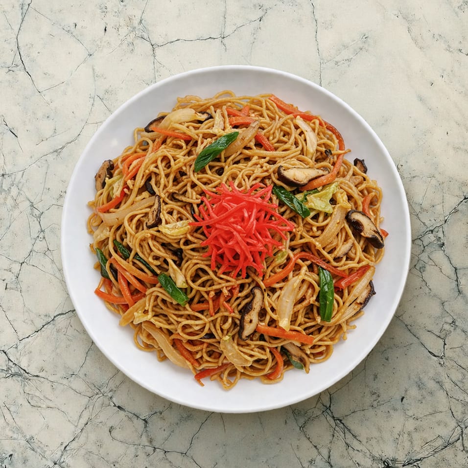 Yaki Soba (Fried Noodle).