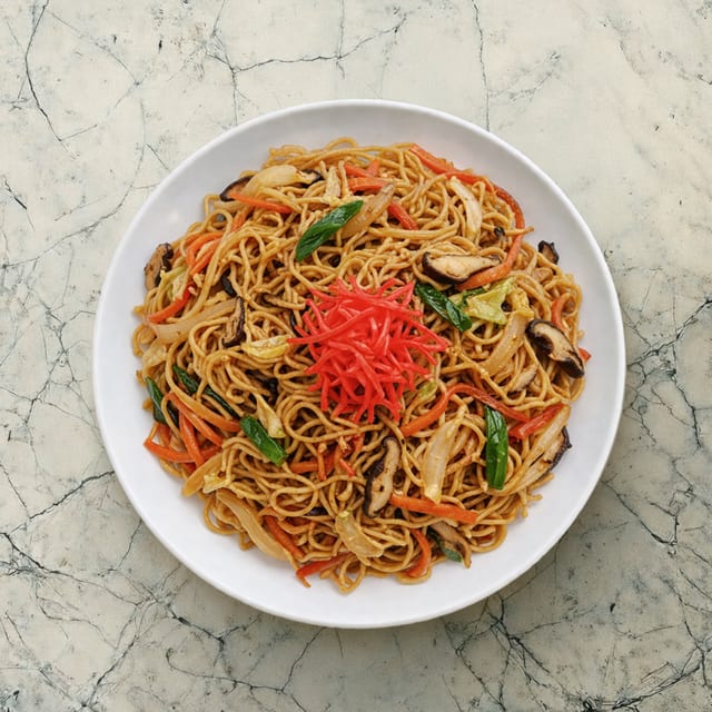 Yaki Soba (Fried Noodle).