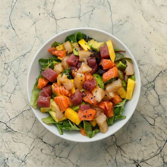 Hawaiian Sashimi Salad.