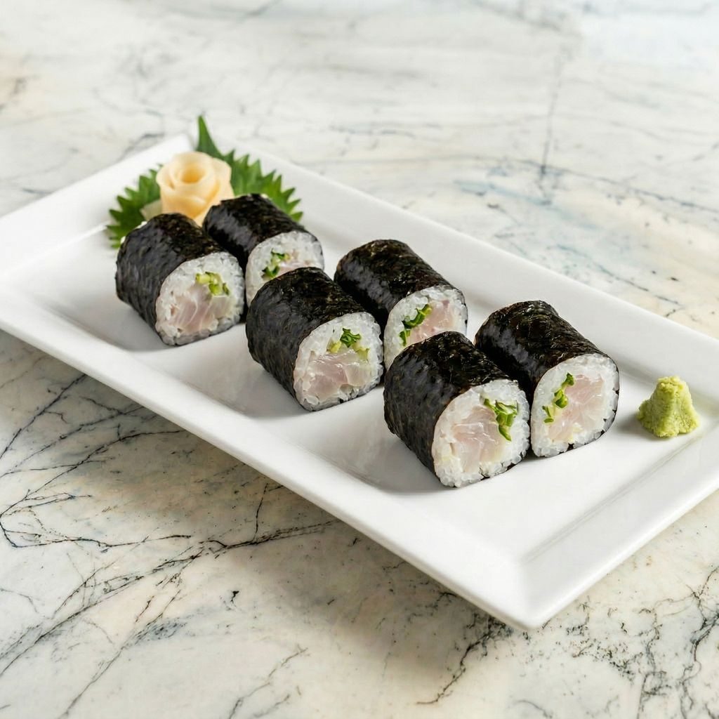 White Fish Negi Roll.