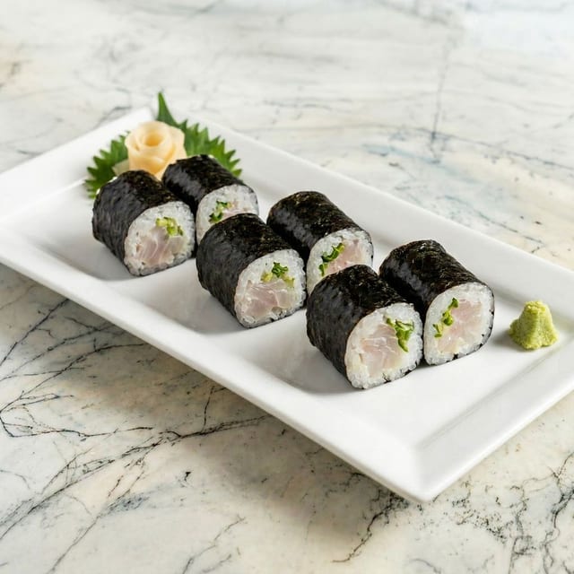 White Fish Negi Roll.