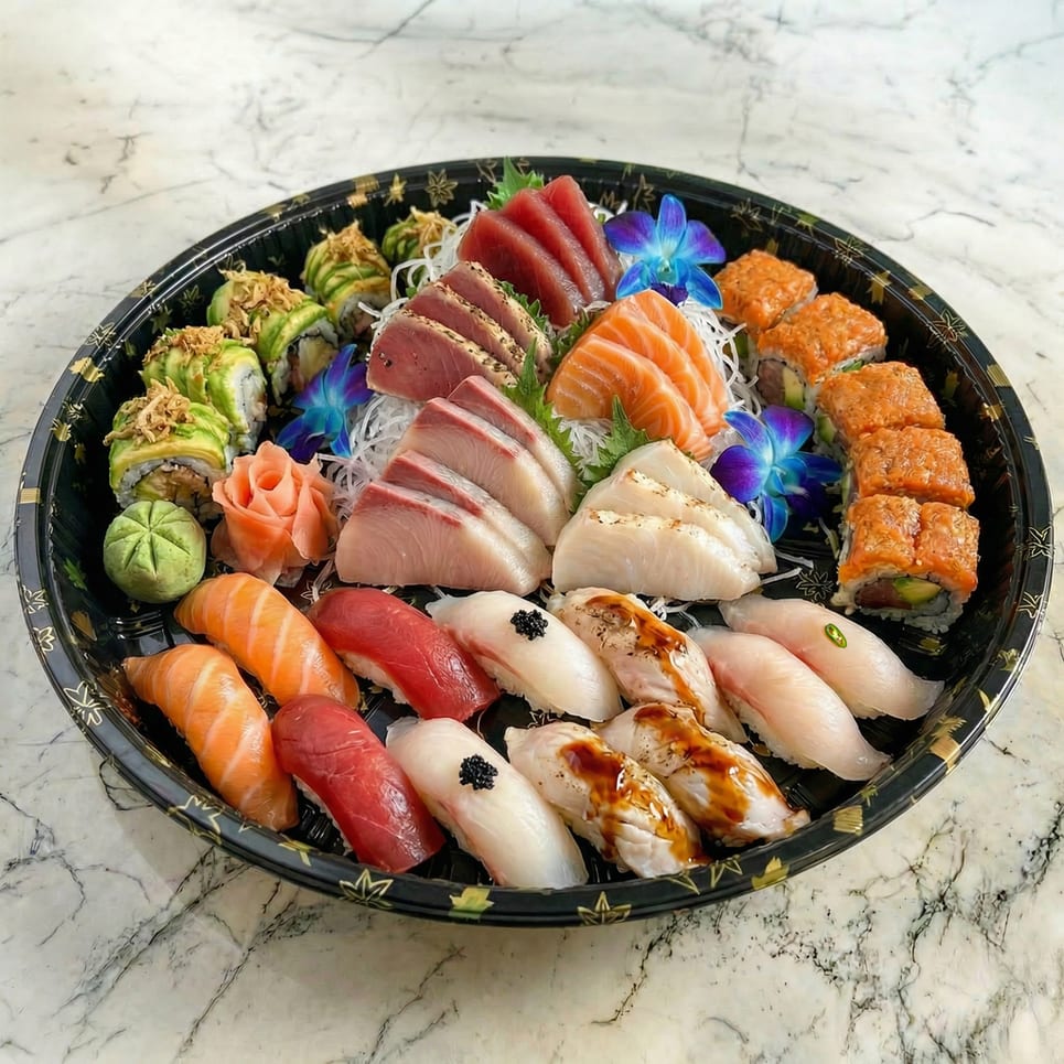 Sushi and Sashimi for 2 (Susawake).