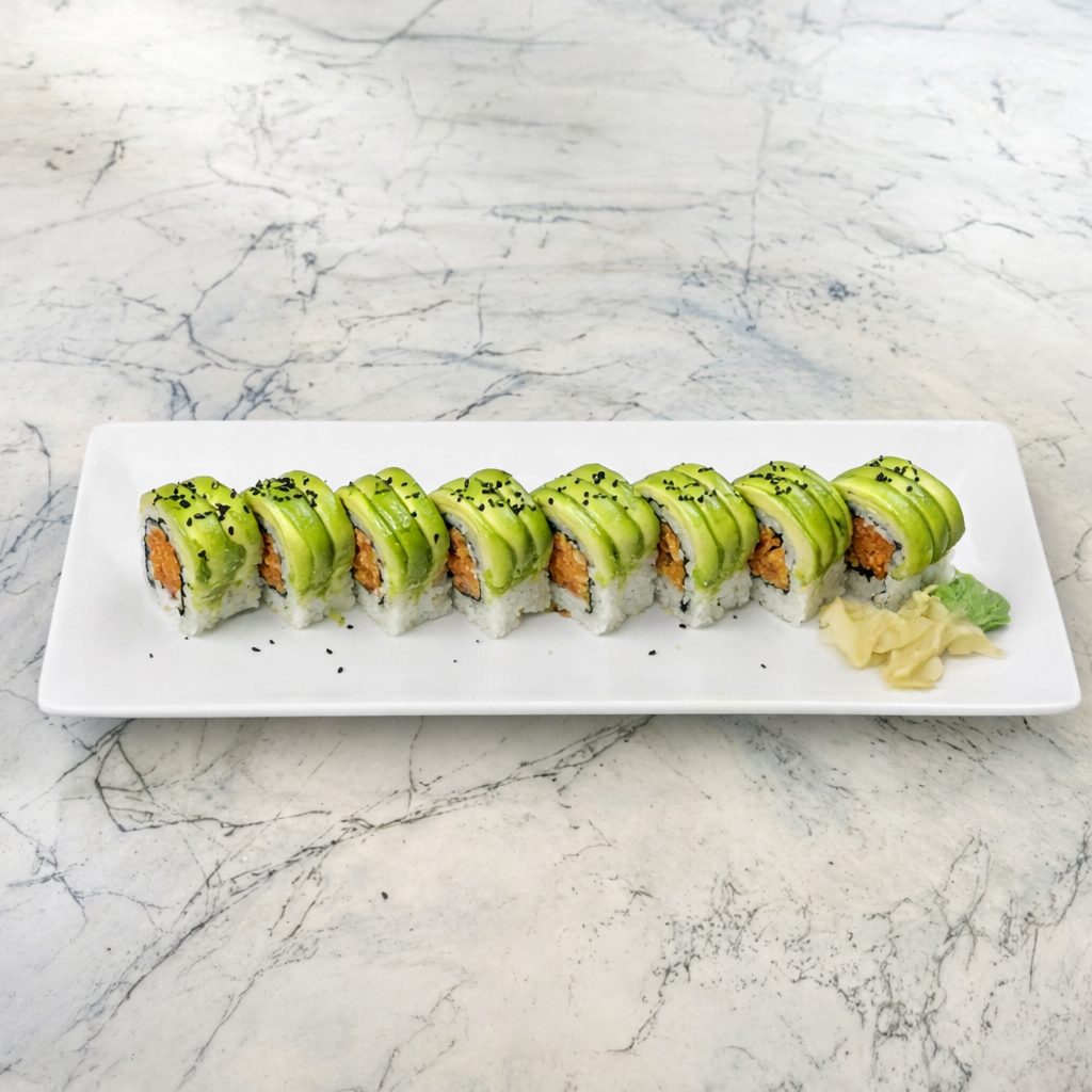 Spicy Tuna Avocado Roll.