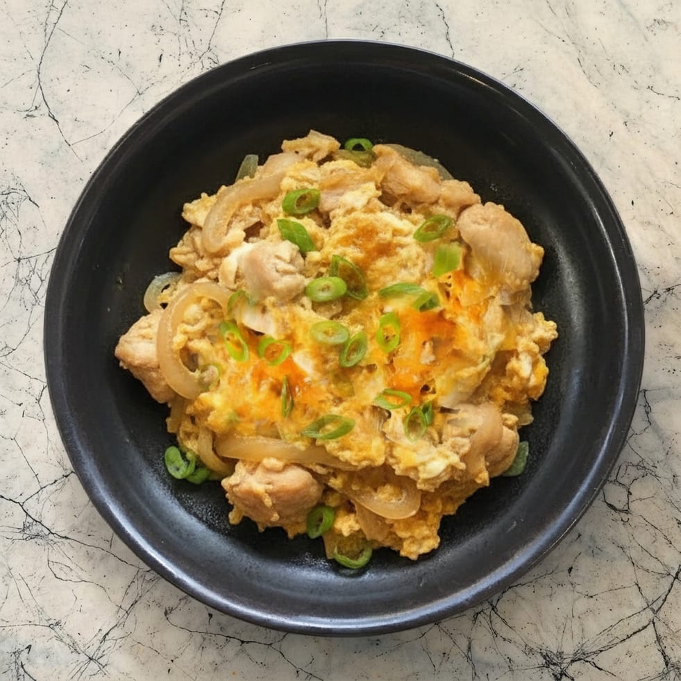 Oyako (Chicken) Donburi Lunch.