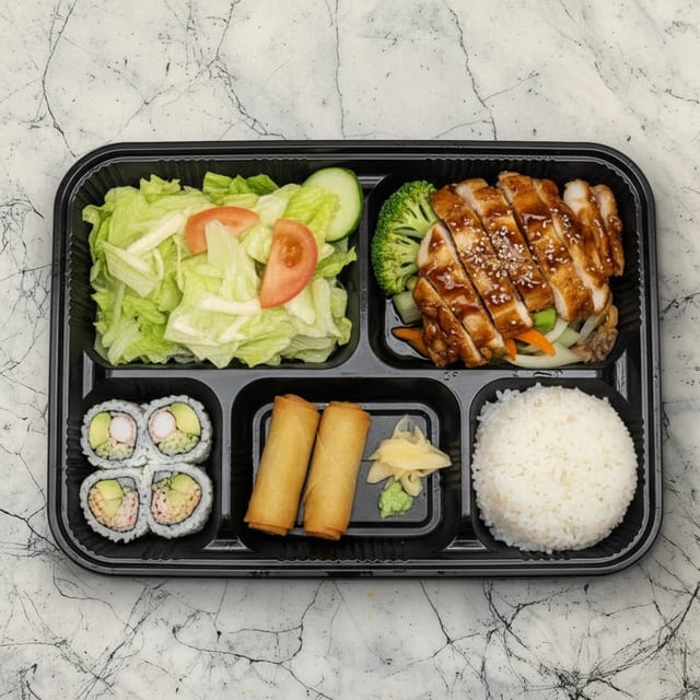 Chicken Teriyaki Dinner Bento.