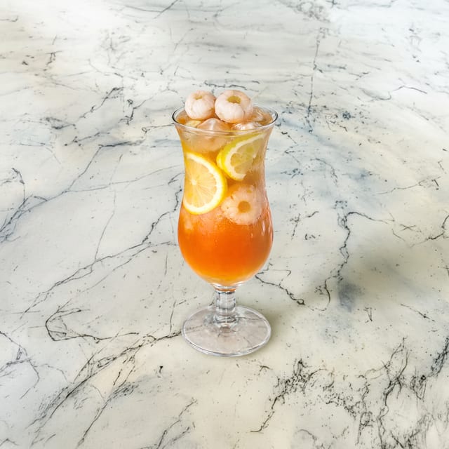 Lychee Colada Mocktail.