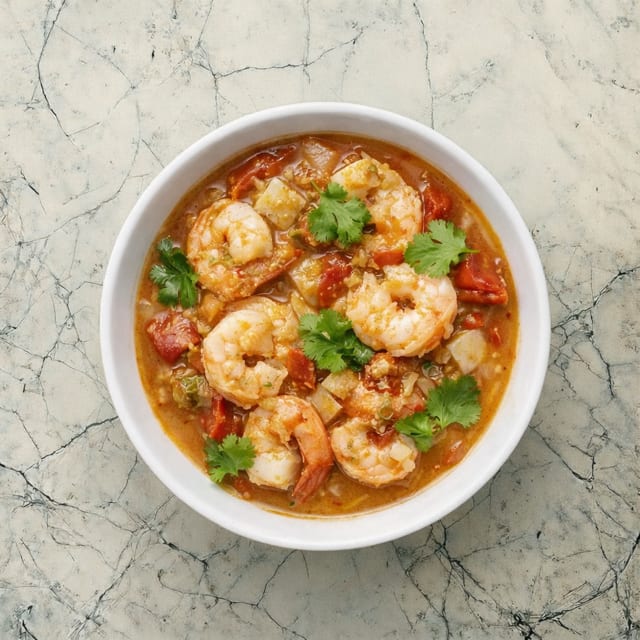 Hot and Spicy Seafood Soup.