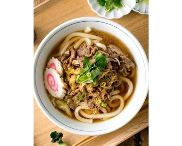 Beef Soba Soup Lunch.
