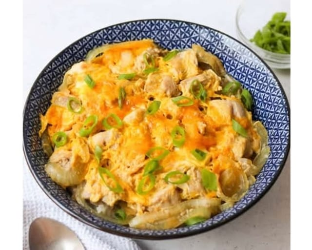 Oyako Donburi (chicken) D.