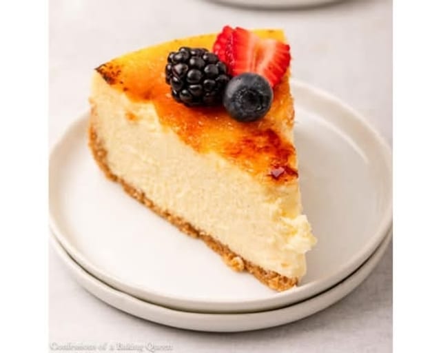 Creme Brulee Cheesecake.