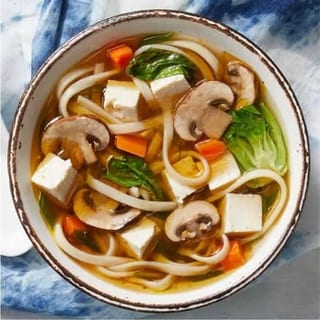 Vegetable Soba Soup Lunch