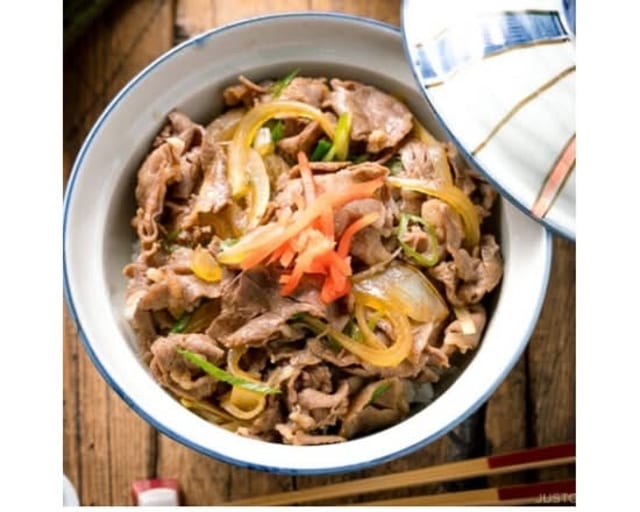 Beef Donburi Lunch.