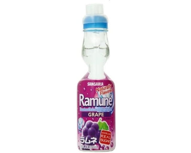 Grape Ramune Soda.