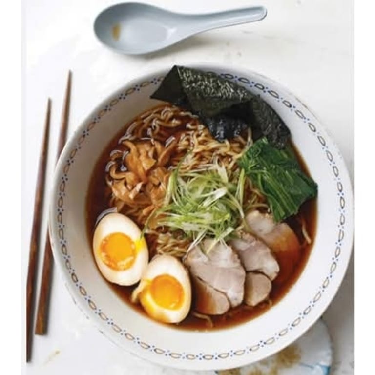 Savor our shoyu ramen