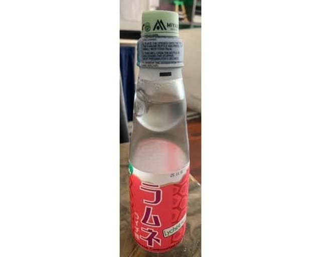 Lychee Ramune Soda.
