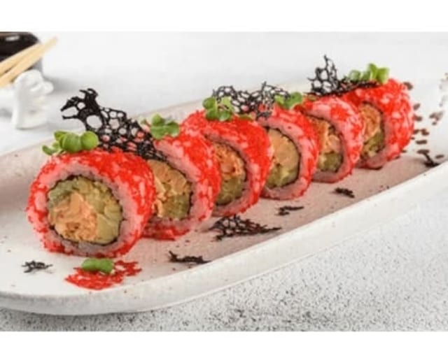 Spicy Snow Crab California Roll.