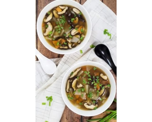 Mixed Mushroom Soba Lunch.