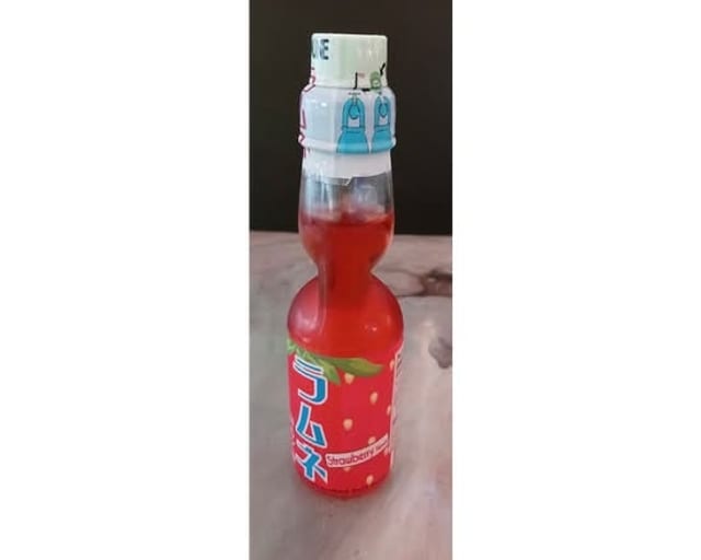 Strawberry Ramune Soda.