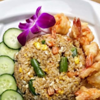 japanese Fried Rice with Shrimp